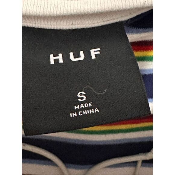 Nice HUF Men's Multi T-shirt multicolor size small Good Condition - Picture 4 of 7